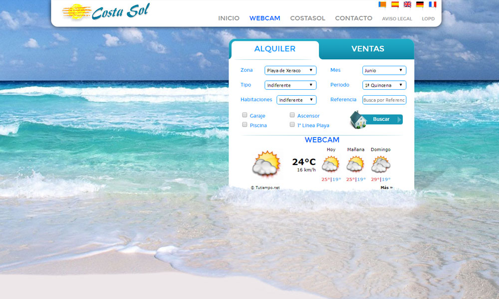 Alquiler y venta de inmuebles (Costasol Xeraco)