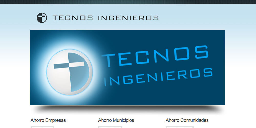 Tecnos Ingenieros, diseño web