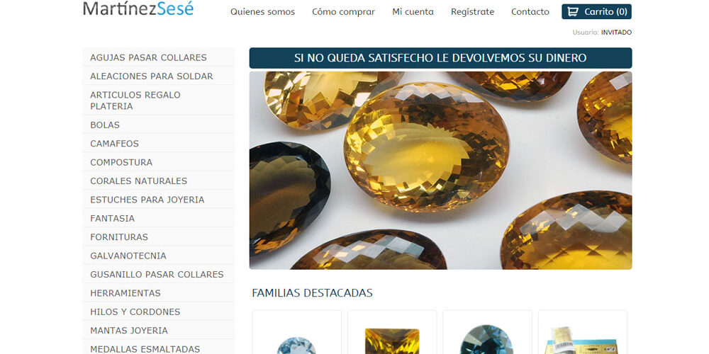 Martínez Sesé, diseño web