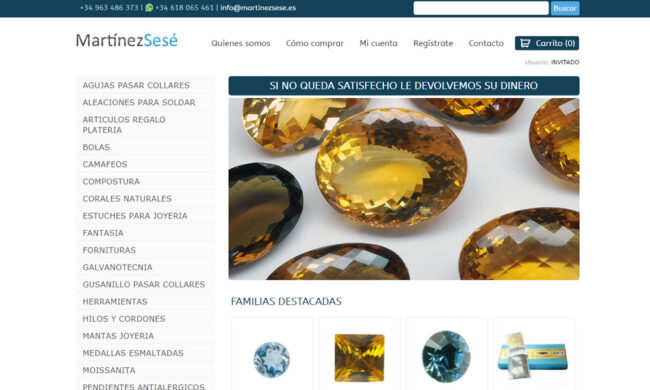 Martínez Sesé, diseño web
