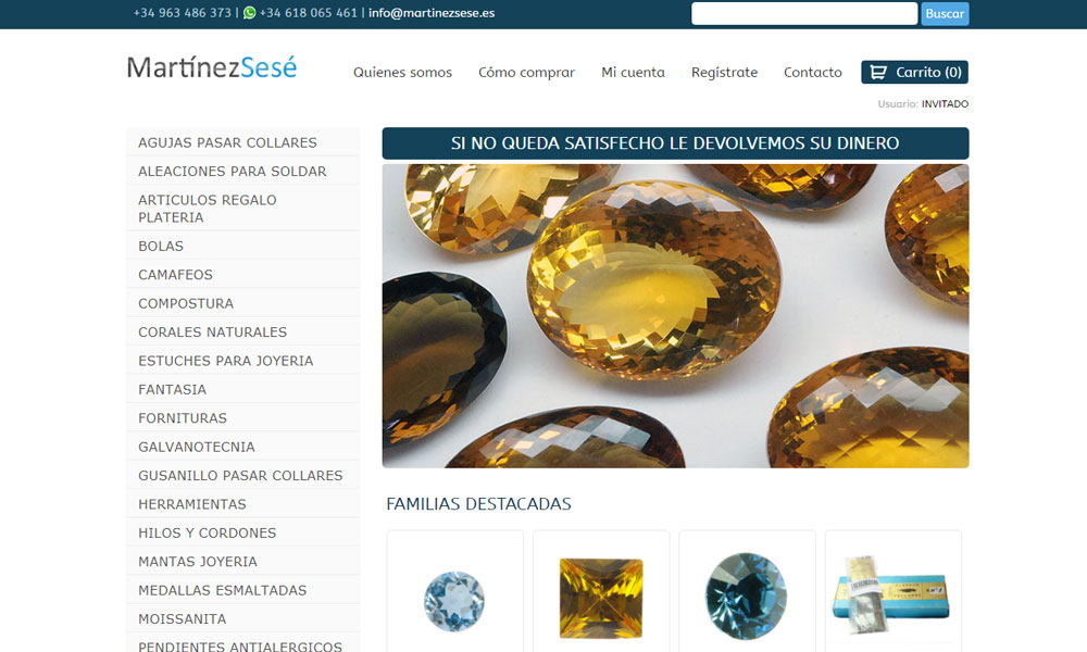 Martínez Sesé, diseño web
