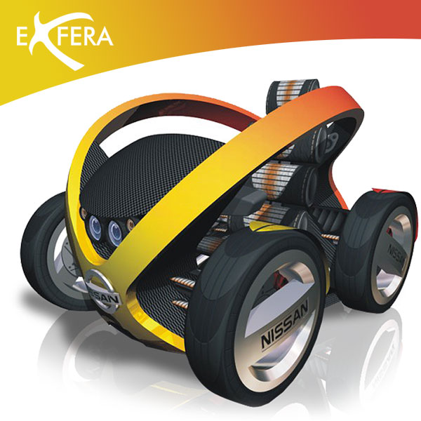 Nissan eXfera, sketches cars, diseño industrial, Autopista, Nissan, UPV Nissan eXfera, sketches cars, diseño industrial, Autopista, Nissan, UPV