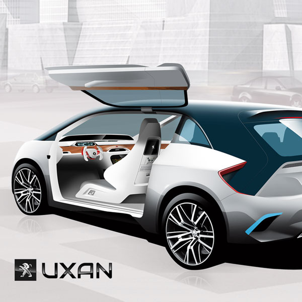 Audi QR2, sketches cars, diseño industrial