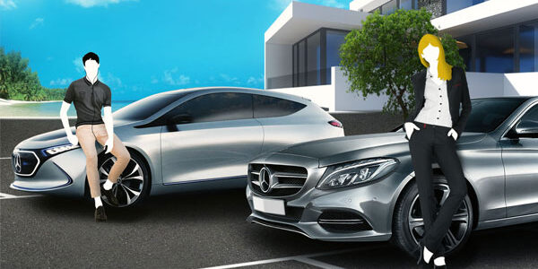 Mercedez Benz, Diseño Gráfico