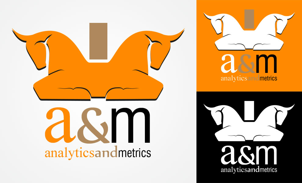 Analytics And Metrics, diseño gráfico, logotipo, imagen corporativa